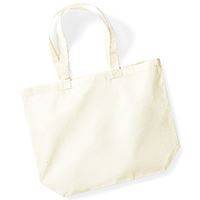 Organic Premium Cotton Maxi Tote - One Size / Natural (One Size)