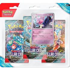 Pokemon Blister Pack - 3-Pack: 3 Scarlet & Violet: Stellar Crown Booster Pakker + Tinkaton Black Star Promo