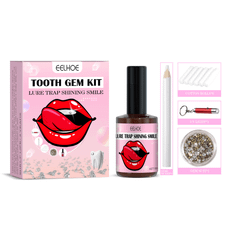 DIY Tooth Gem Kit, Dentala kristaller med lim UV-lys