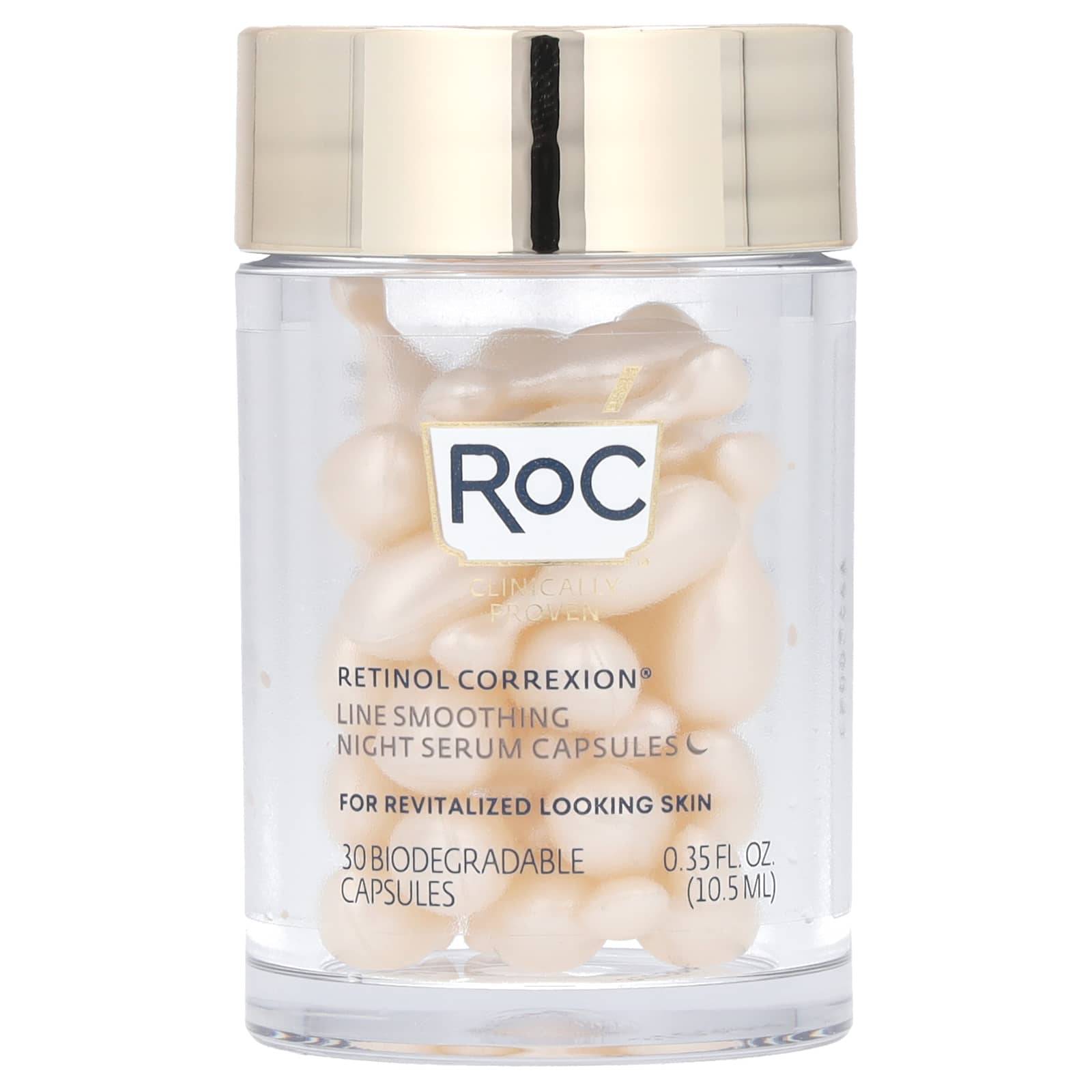 Retinol Correxion Line Smoothing Night Serum Capsules, 30 biologiskt nedbrytbara kapslar