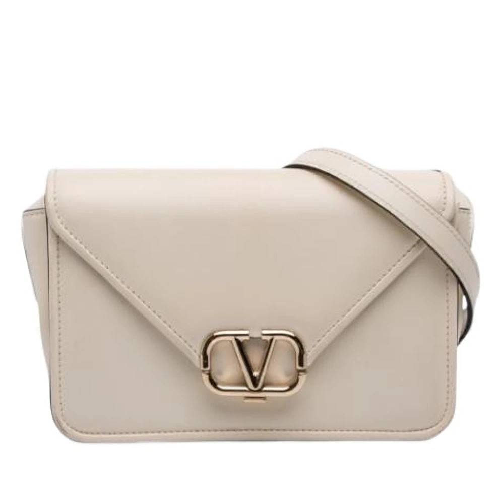 Valentino Vintage Pre-owned Skuldertaske - Vintage - Dame - Beige - ONE SIZE - Uld