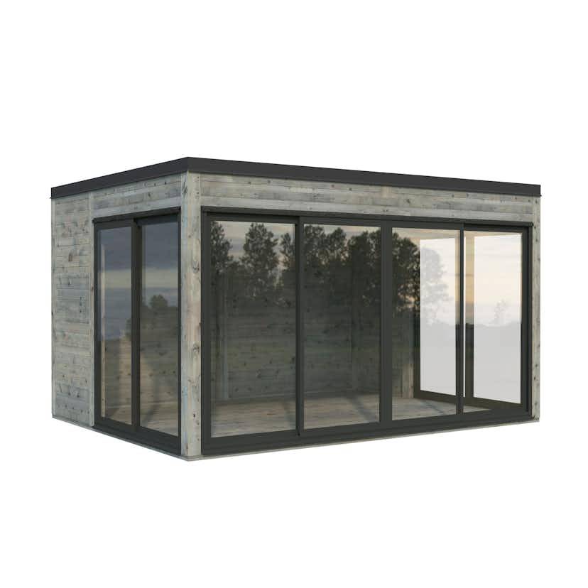 Stuga Palmako Serena 13,4 m² Set 2 Slide (inv. 12,6 m²)
