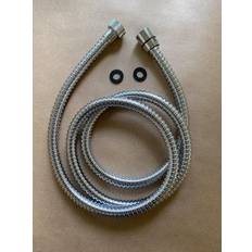 Duschslang, 150 cm, krom