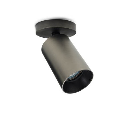 SpotOn Circle1 væg/-loftlampe fra Antidark - Titanium