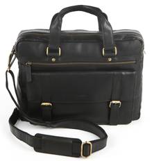The Monte Classic  Datorväska 14" i Skinn Svart