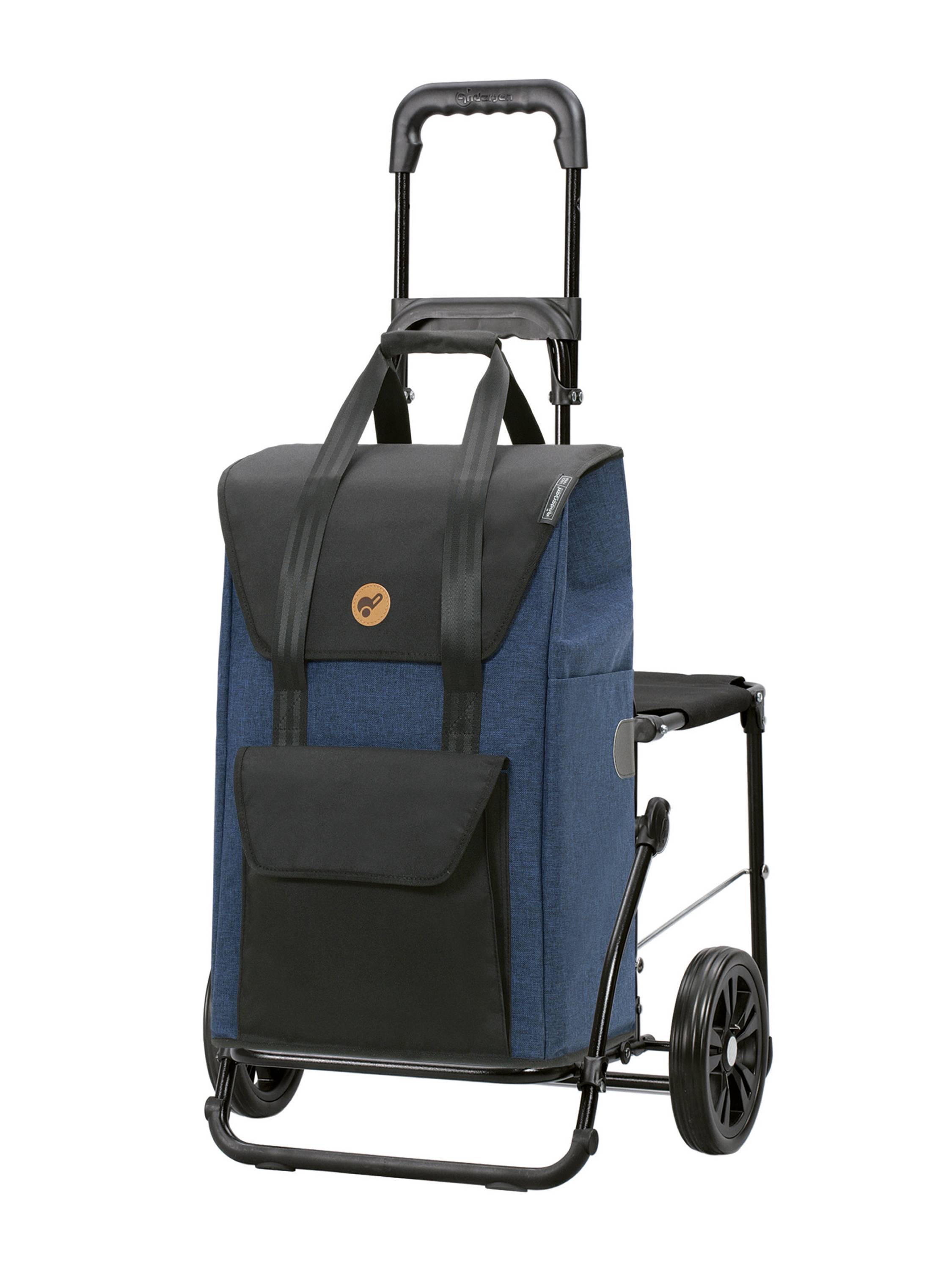 Andersen Shopper Komfort Shopper Senta 2.0 Indkøbstrolley 57 cm  Blå
