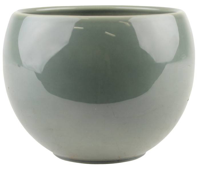 Potteskjuler Luna grå/grøn Ø17 cm (På lager i butik)