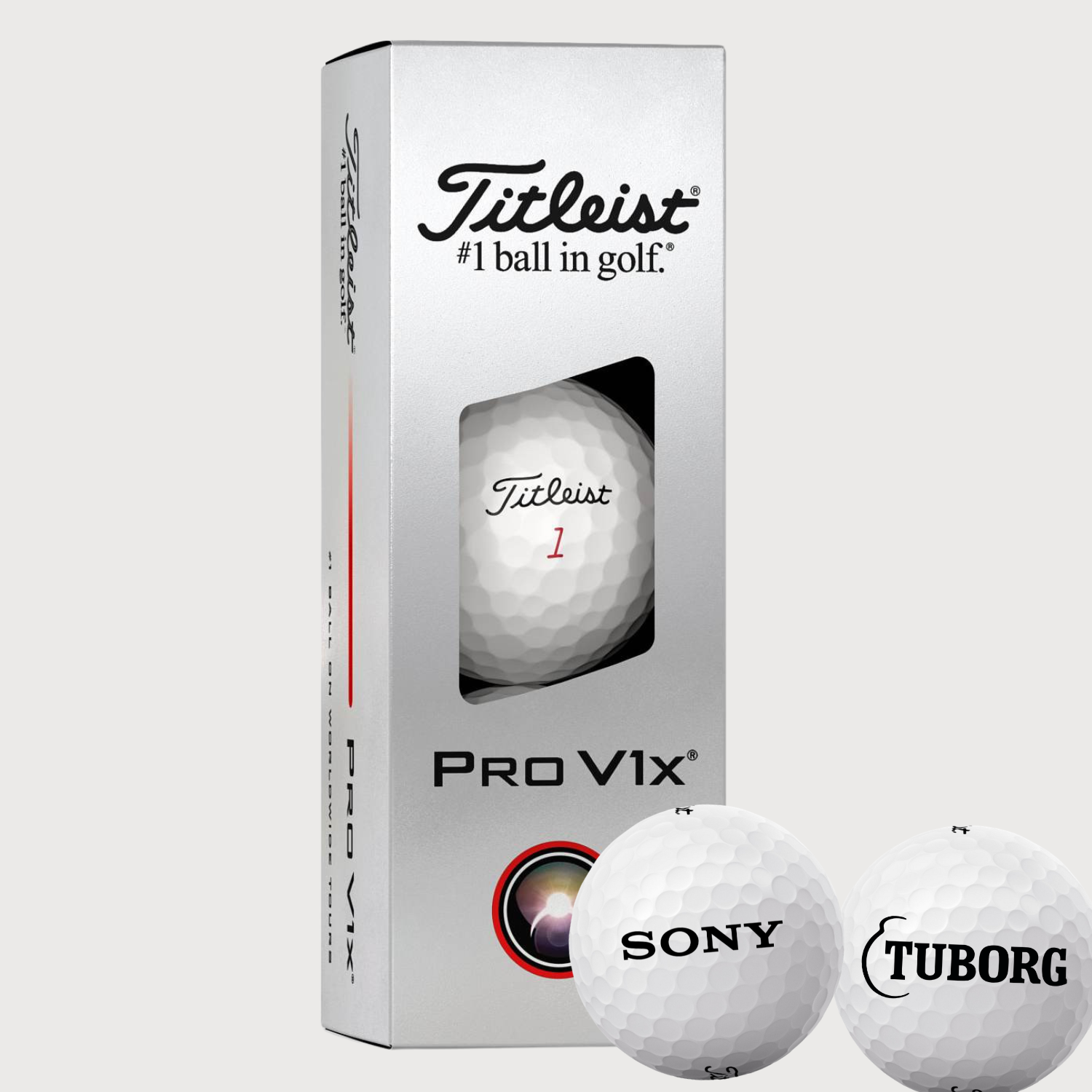 Golfbolde med Express Logo - Titleist Pro V1X