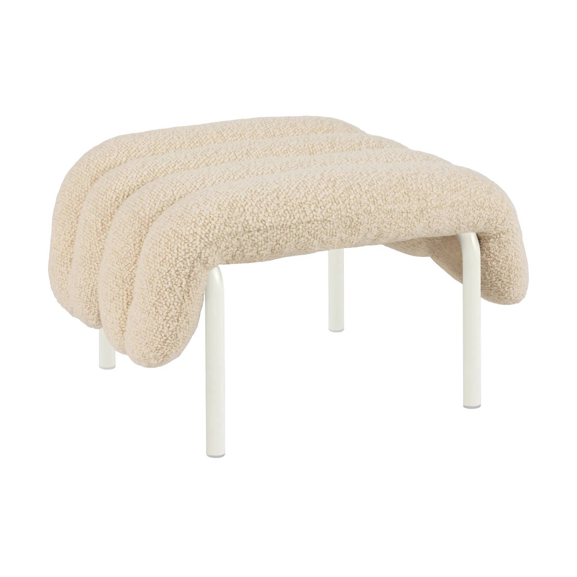 Hem Puffy ottoman 58x67 cm Eggshell-cream