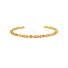 Cliff bracelet. Gold plated. Danish Copenhagen.