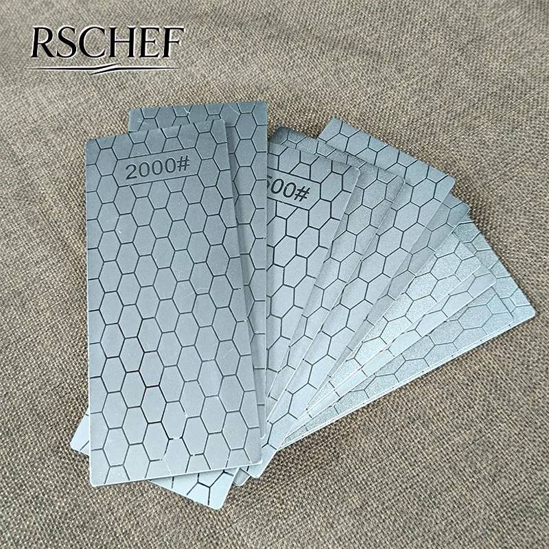 1PC Professional Diamond Knife Sharpening Stone Ultra-thin Honeycomb Surface Whetstone Knife Sharpener Tool