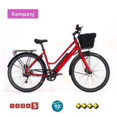 Lifebike C-mute Uni G12 9 Vxl Röd Elcykel Klassisk 2025