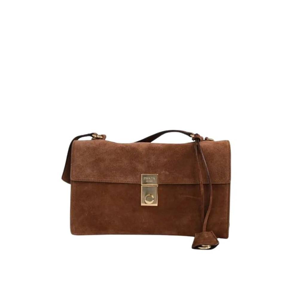 Prada Vintage Pre-owned Ruskind prada-tasker - Vintage - Dame - Brun - ONE SIZE -