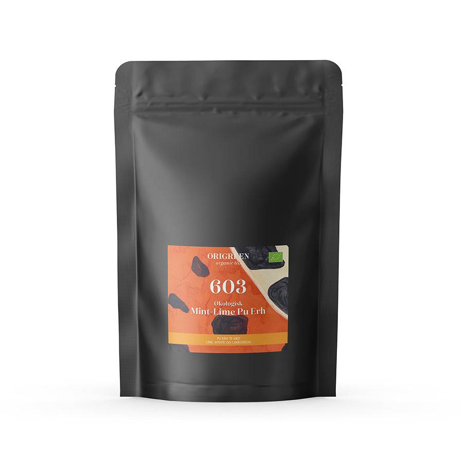 603 - Økologisk Mint-Lime Pu Erh.