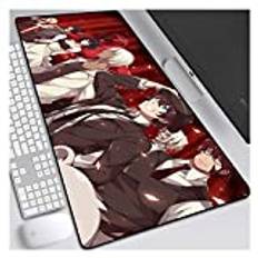 IGIRC musmatta Blutfront Anime Speed blomkruka: Spelmusmatta |XXL Mousepad | 900 x 400 mm storformat | 3 mm tjock bas | perfekt precision och hastighet, H