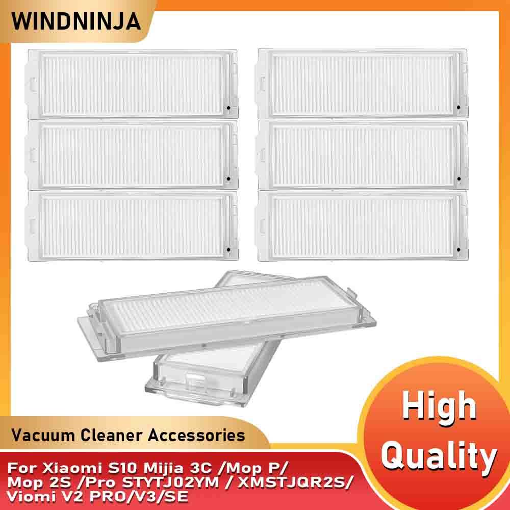 Hepa Filter For Xiaomi S10 Mijia 3C /Mop P/Mop 2S /Pro STYTJ02YM / XMSTJQR2S for Viomi V2 PRO/V3/SE Robot Cleaner Accessories