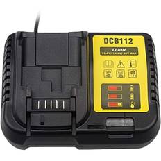 DCB112 Batterilader til Dewalt 10,8V / 14,4V / 18V Lithium Batteri