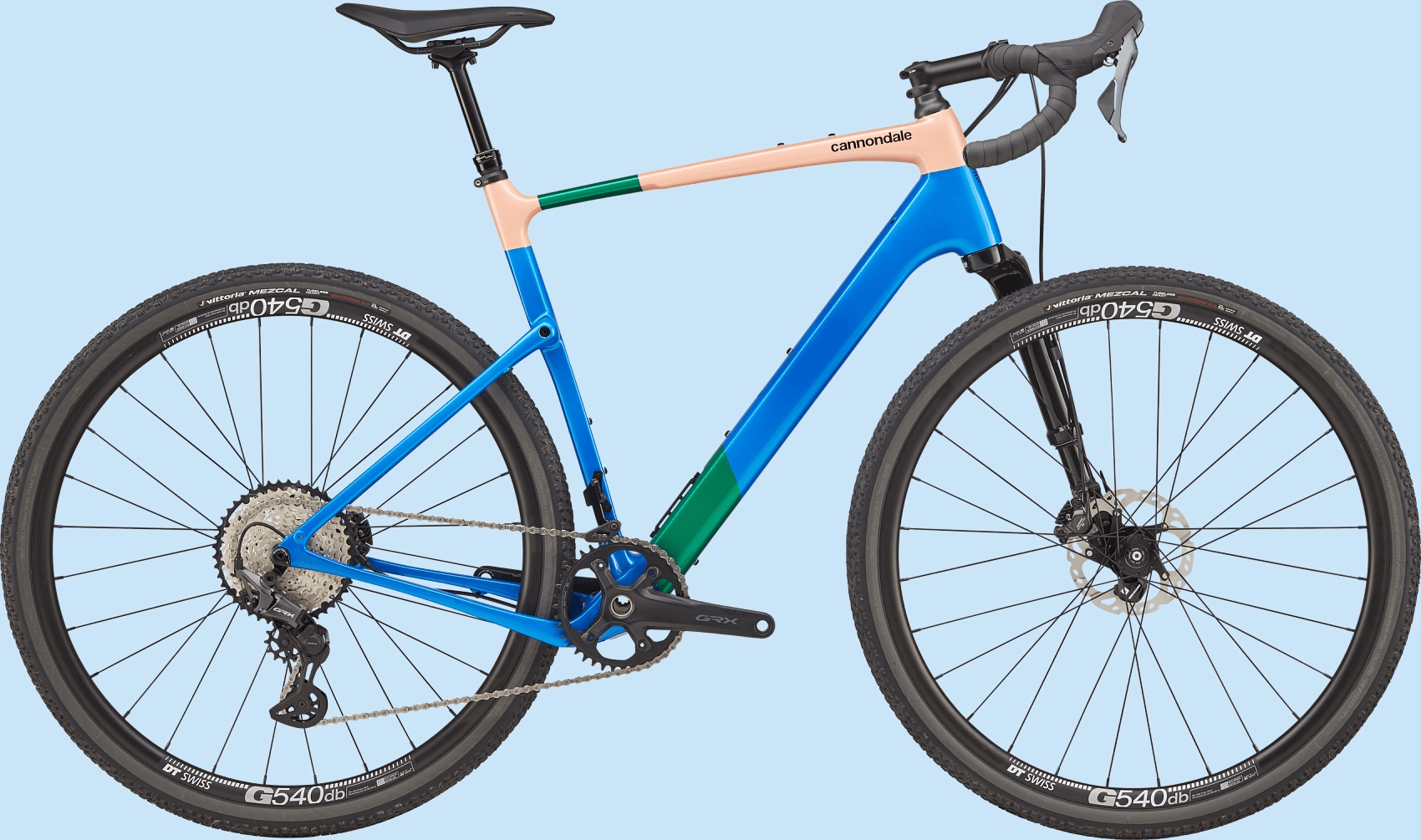 Cannondale Topstone Carbon 2 Lefty 2024 - Shimano GRX 1x12sp - DT Swiss G 540 - 014 / l / electric blue