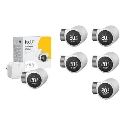 tado° X Smart Radiator Termostat, starter kit med 6 termostater