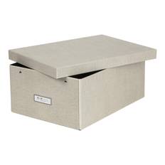 Bigso Box of Sweden - Opbevaringskasse Medium - Katia - Linen