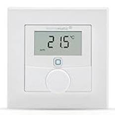 Homematic IP Smart Home Wandthermostat mit Luftfeuchtigkeitssensor, digitales Thermostat Heizkörper/Fußbodenheizung mit/ohne App, Alexa, Google Assistant, Temperaturmessung, Energie sparen, 143159A0