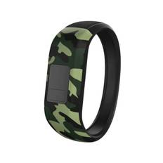 Urrem til Garmin Vivofit Jr. Med Mønster-Grøn Camo (3)-Large