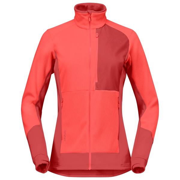 Norrøna Women's Lofoten Warm2 Jacket Fleecejacka Dam Storlek XS Färg röd