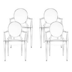 Kartell - Louis Ghost Chair 4-pack - Matstolar