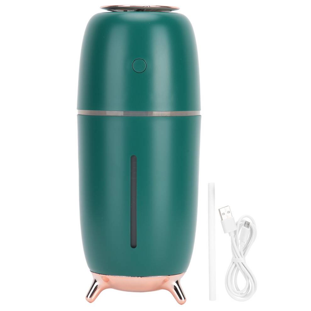 250 ml kølende ultralydsluftfugter, stille drift med automatisk slukning og bærbart design til hjemmekontor og bil