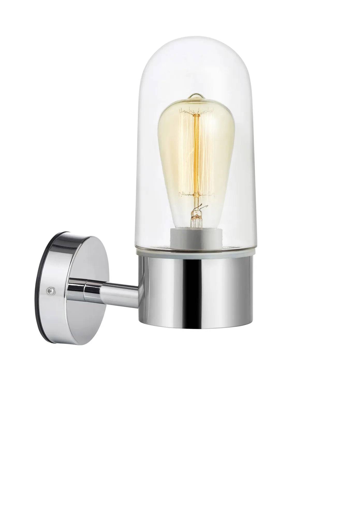 Zen Vägglampa Krom/Klar