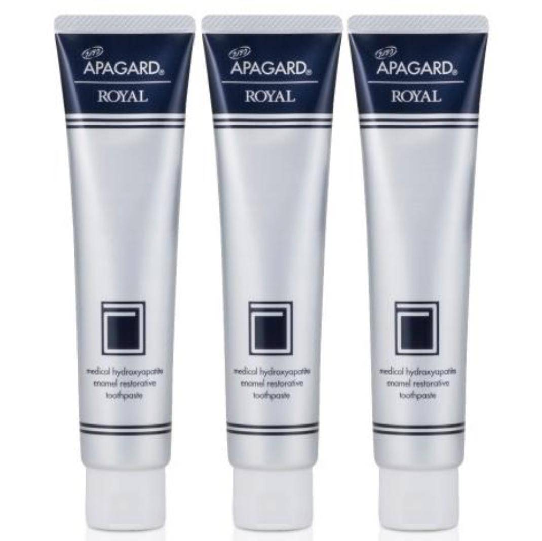 Sangi APAGARD ROYAL Nanoteknik Whitening Tandkräm 135g Japan set 3 gray