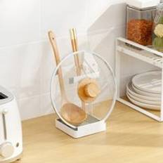 New product kitchen countertop drying drainer organizer rack pot lid holder