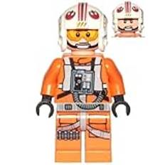 LEGO Star Wars Luke Skywalker Pilot Askew Front Panel Minifigure from 75301 (Bagged)