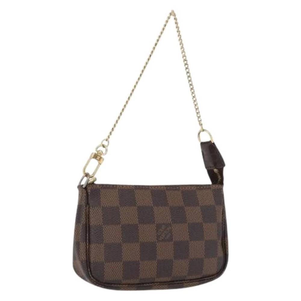 Louis Vuitton Vintage Pre-owned Canvas Mini Taske - Vintage - Dame - Brun - ONE SIZE -