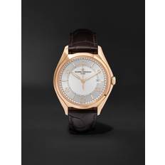 Vacheron Constantin - Fiftysix Automatic 40mm 18-Karat Pink Gold and Alligator Watch, Ref. No. 4600E/000R-B441 - Men - Silver