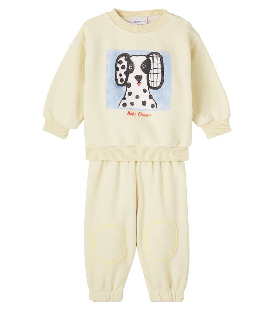 Bobo Choses Bebé - chándal Van Dog de algodón estampado - amarillo - M 3