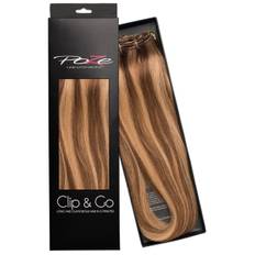 Poze Hairextensions Clip & Go Standard Real Hair Extensions 60 cm 10B/7BN Sandy Brown Mix