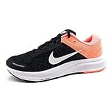 Nike W Air Zoom Structure 23, Löpskor Damer, Svart vit Crimson Pulse Iron Grå, 36.5 EU