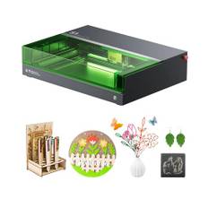 xTool S1 10W Laser Graviermaschine und Cutter,10W Home Craft DIY Laser Maschine, 0.06 * 0.06mm Punkt, Autofokus, 498 * 330mm, präzise Gravur auf Holz, Metall, Acryl, Leder