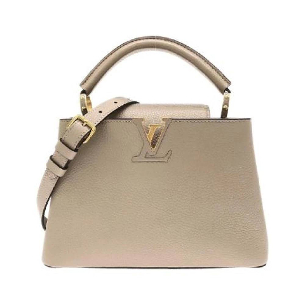 Louis Vuitton Vintage Pre-owned Vintage Håndtaske - Vintage - Dame - Beige - ONE SIZE - Uld