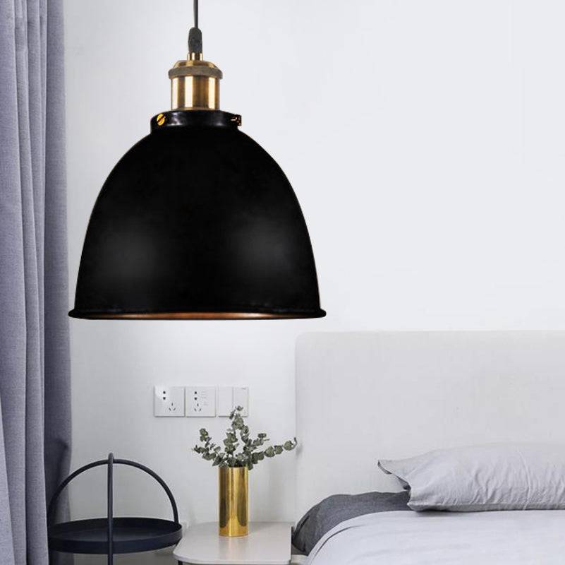 Tidlös Elegans Lampa - Vintage Industriellt Hängljus - Svart