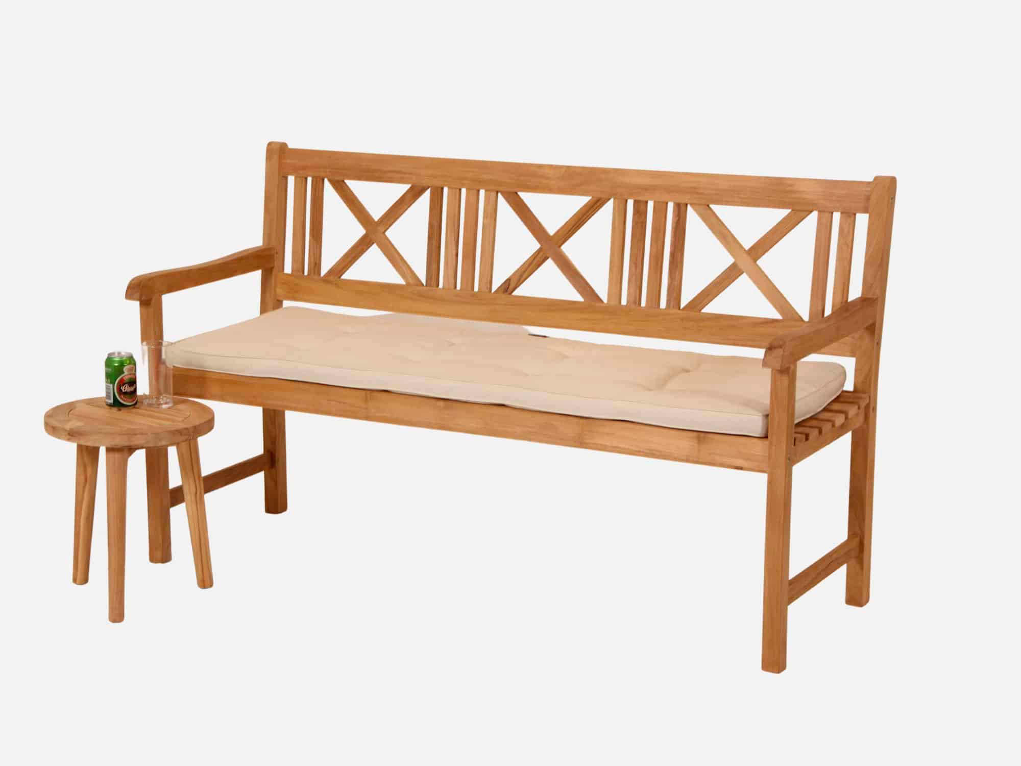 Rosenborg Teak bænk 150 cm