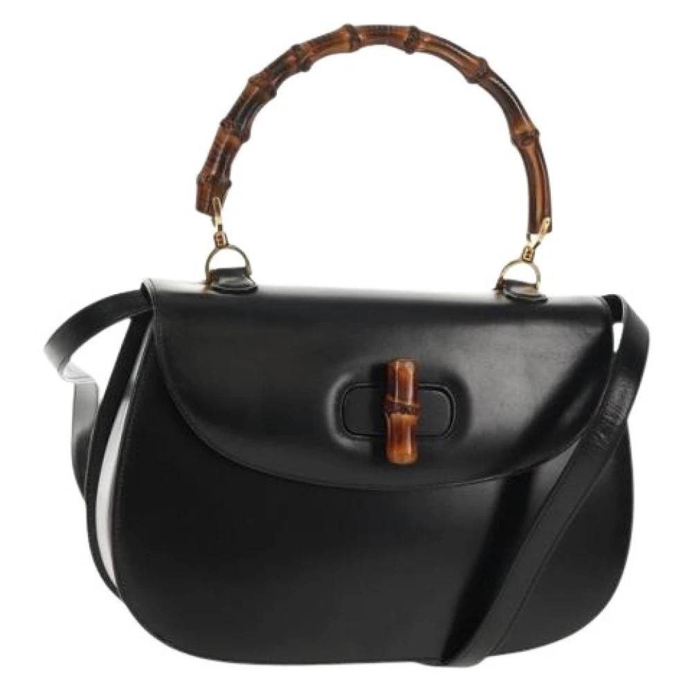 Gucci Vintage Pre-owned Vintage Håndtaske - Vintage - Dame - Sort - ONE SIZE - Uld
