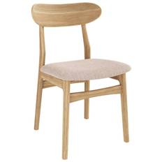 Aster med beige tygsits Oljad ek - Stol
