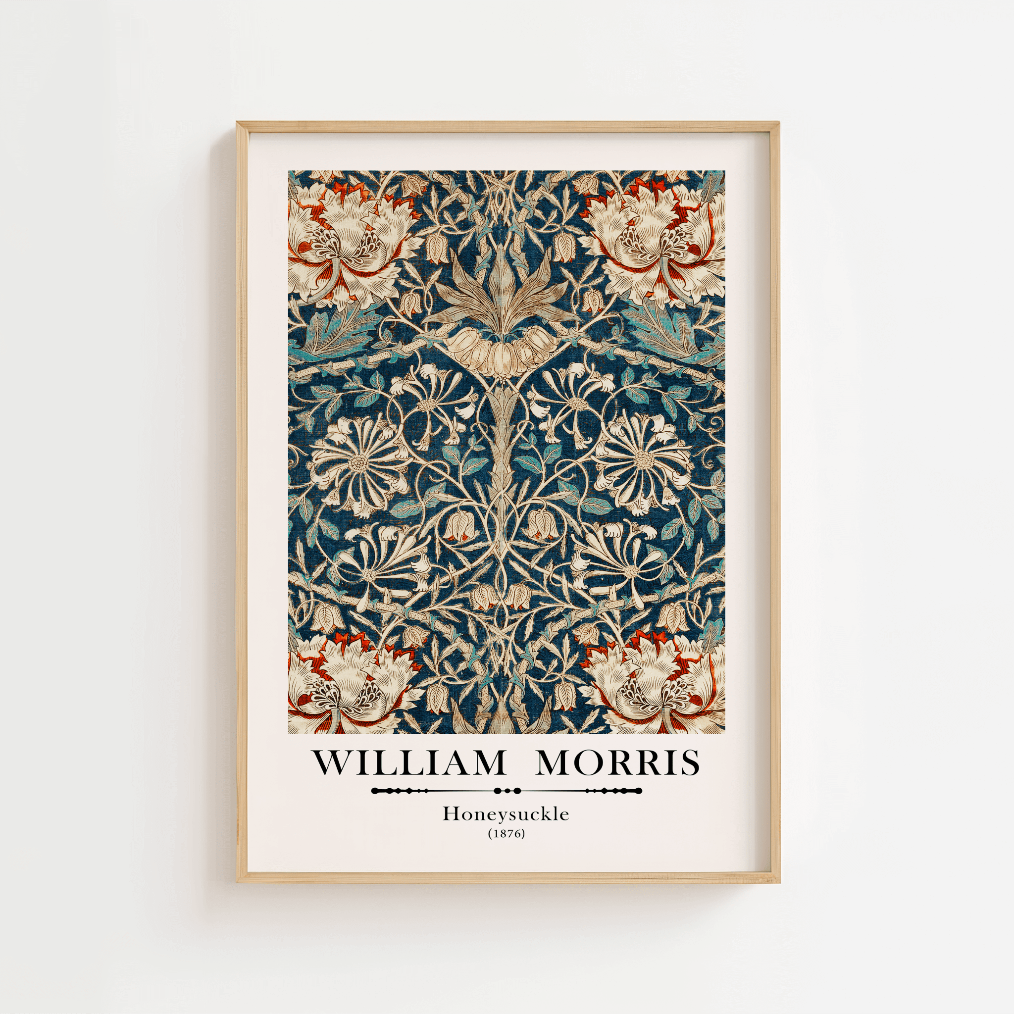 William Morris - Honeysuckle Poster | 50 x 70 cm | Ellens Postershop.