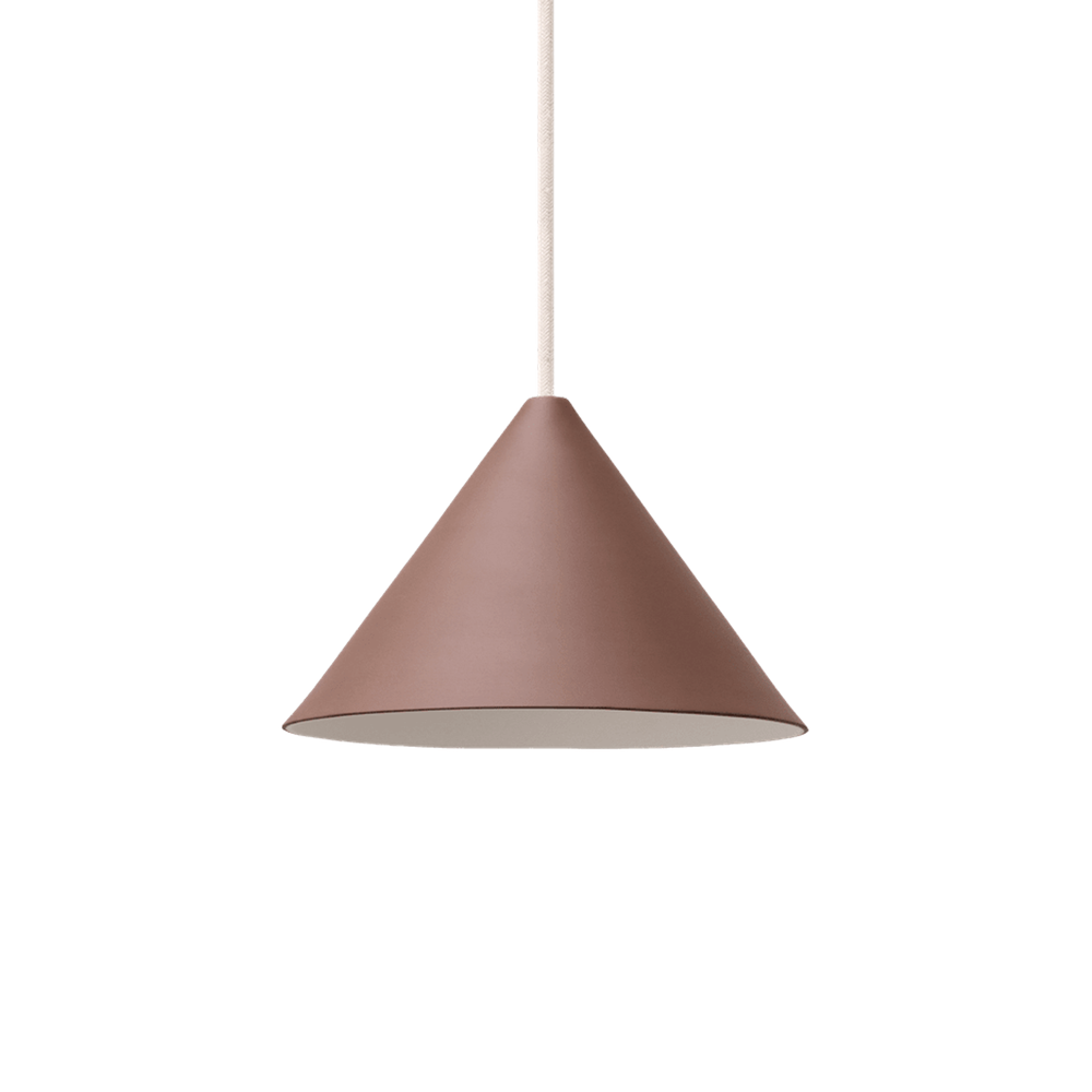 Moebe Ceramic Cone Pendant Umber Brown