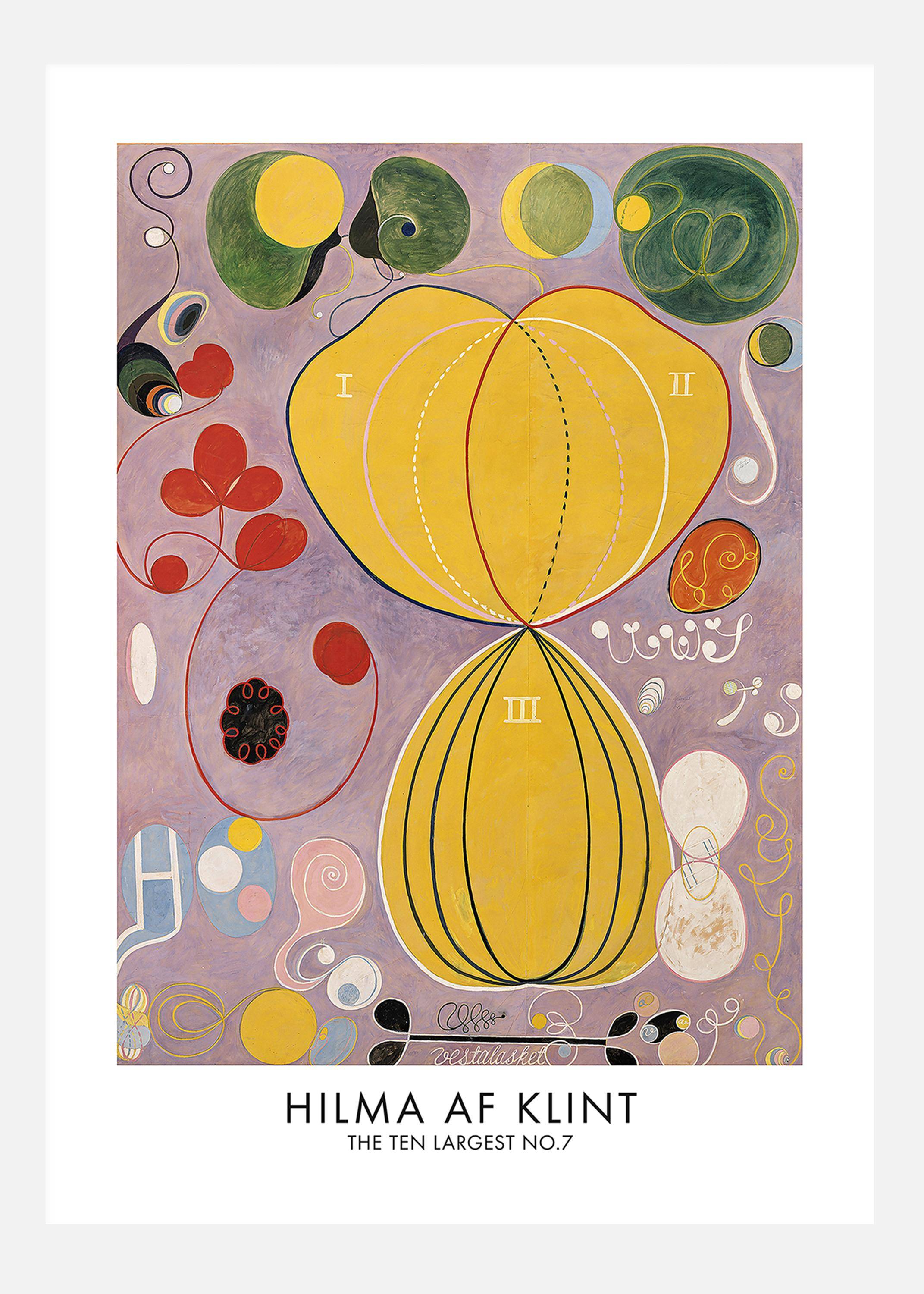 Hilma Af Klint - The Ten Largest No.7 Canvastavla (100x140 cm)