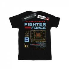 Star Wars Boys Luke Skywalkers Fighter Force T-shirt 7-8 Years svart