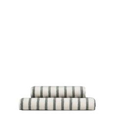 Høie Of Scandinavia Everyday Stripe Cotton Towel Grön
