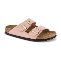 Birkenstock Arizona med Narrow Original fodseng Nubuck Soft Pink - 43